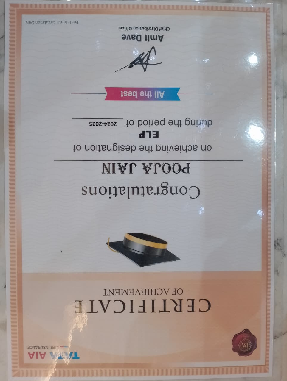 Certificate 3